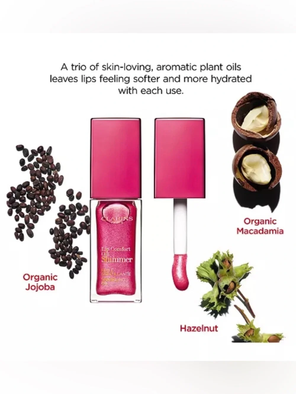 Clarins Lip Comfort Oil Shimmer 05 Pretty In Pink
